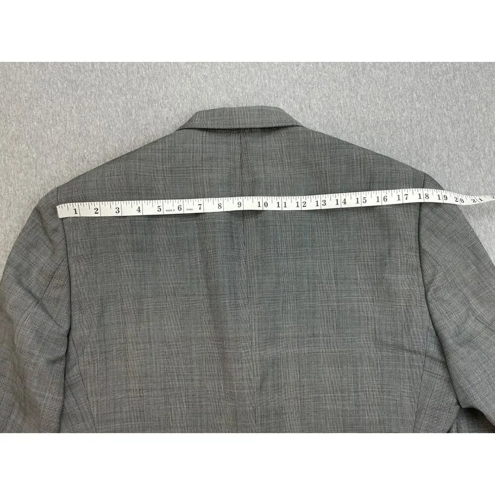 Lauren Ralph Lauren Blazer Mens 40R Plaid‎ 100% Wool 2-Button Single Breasted